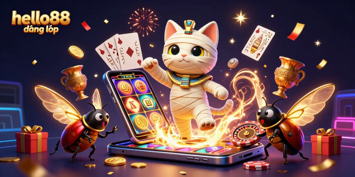 Engage in exciting gaming adventures with hello88 đăng nhập, featuring vibrant casino characters and dynamic slot games.