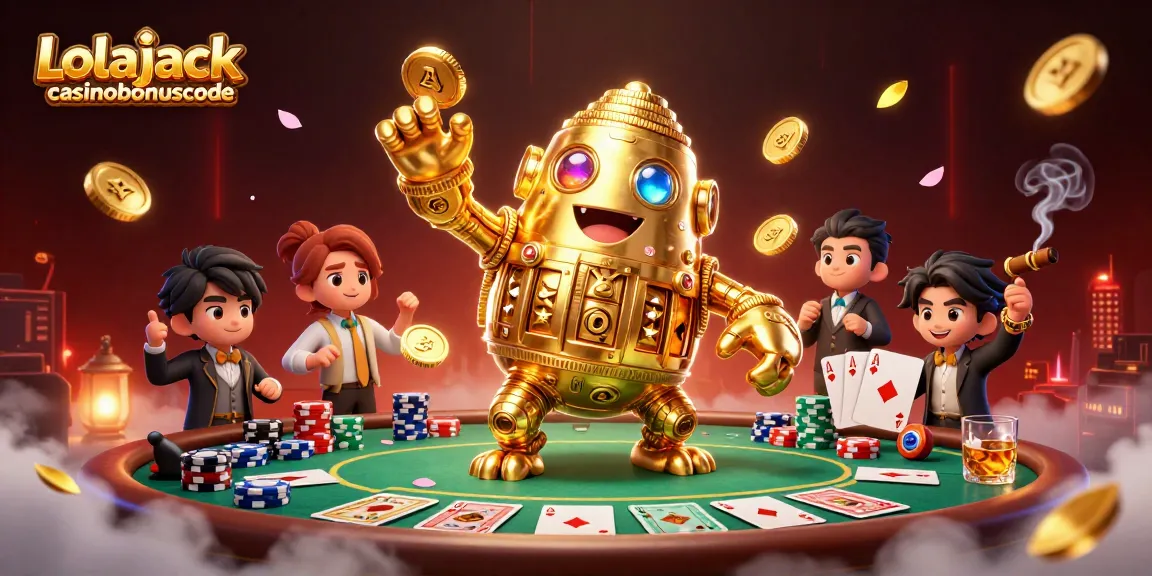 Experience thrilling gaming with the Lolajack casinobonuscode in this vibrant casino scene.