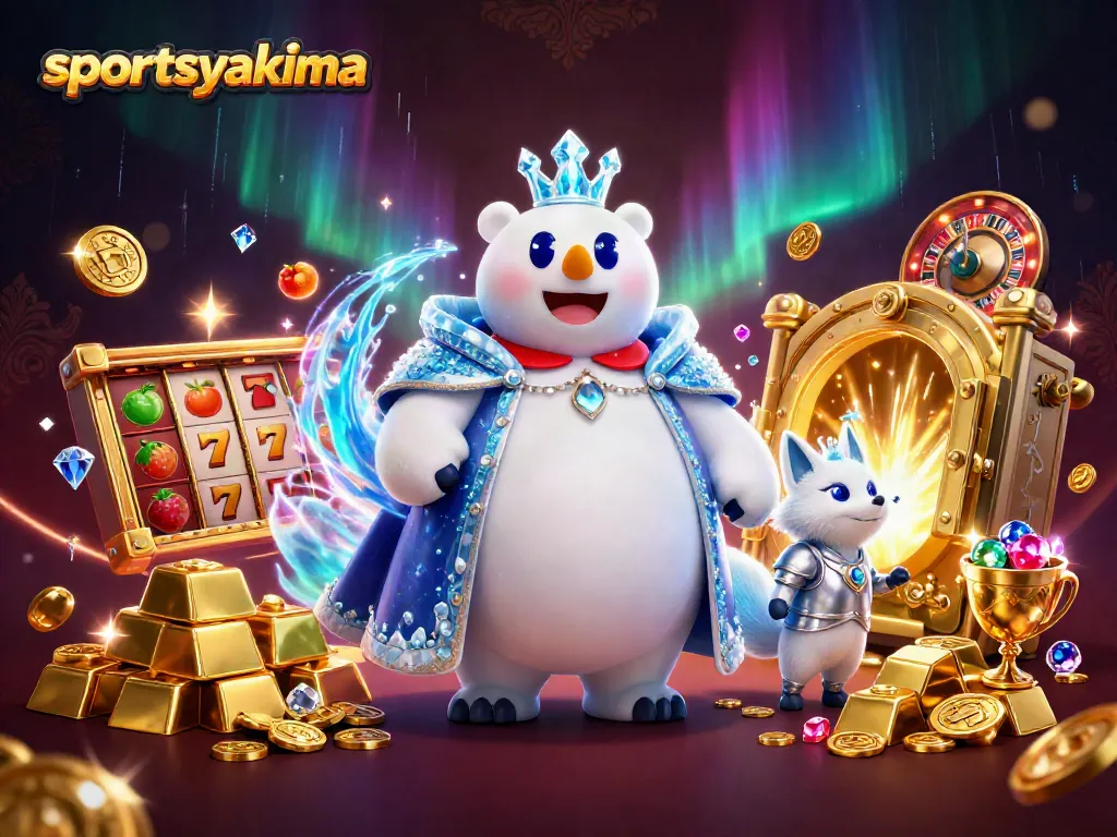 Spin to win at sportsyakima's ultimate gaming scene with dazzling treasures and animated characters!